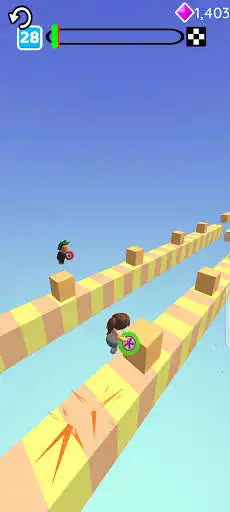 Play Disc Race 3D as an online game Disc Race 3D with UptoPlay