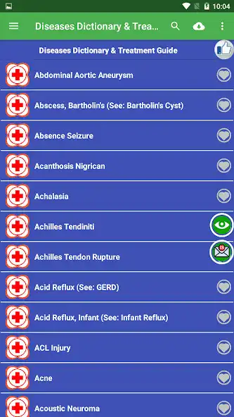 Play Diseases Dictionary  Treatmen  and enjoy Diseases Dictionary  Treatmen with UptoPlay