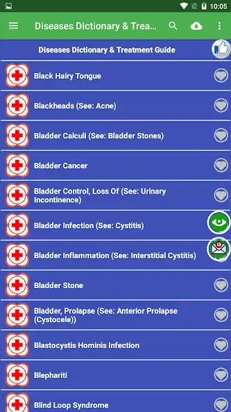 Play Diseases Dictionary  Treatmen as an online game Diseases Dictionary  Treatmen with UptoPlay