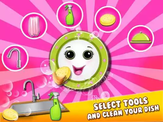 Play Dish Wash Kids Play Dish Wash Kids