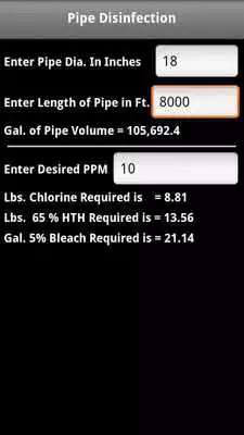 Play Disinfection Calculations