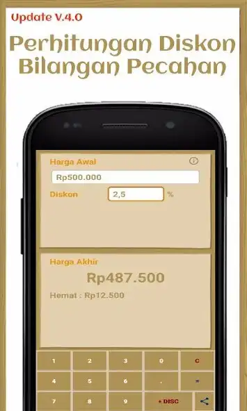 Play DiskonKu : Calculate Discounts Easily as an online game DiskonKu : Calculate Discounts Easily with UptoPlay