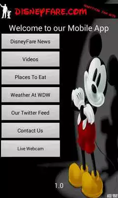 Play DisneyFare Mobile App
