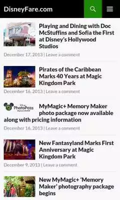 Play DisneyFare Mobile App