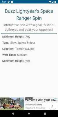 Play Disney World Ride Info