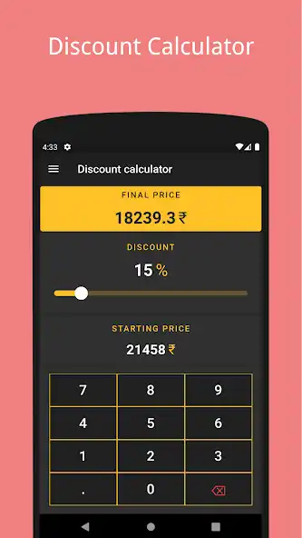 Play DisPer Calculator - Discount   and enjoy DisPer Calculator - Discount  with UptoPlay