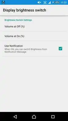 Play Display brightness switch Play Display brightness switch