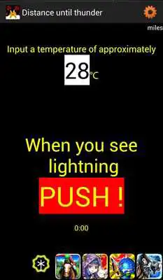 Play Distance until thunder