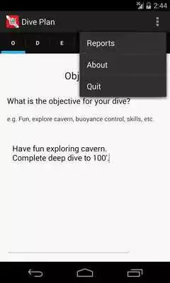 Play Dive Plan
