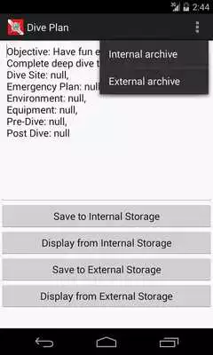 Play Dive Plan