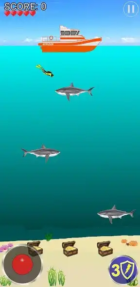 Play Diver Down  -  Scuba Diving Treasure Arcade Game  and enjoy Diver Down  -  Scuba Diving Treasure Arcade Game with UptoPlay
