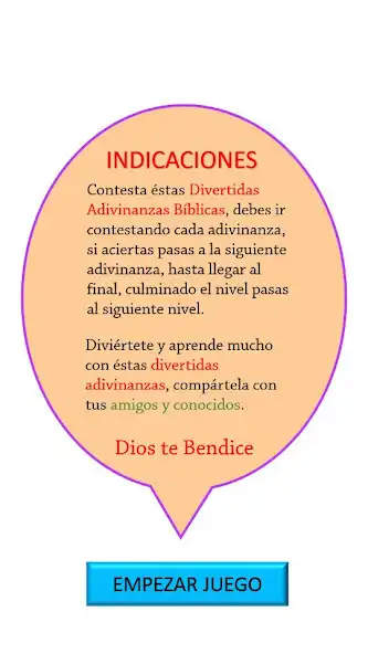 Play Divertidas Adivinanzas Bíblico as an online game Divertidas Adivinanzas Bíblico with UptoPlay