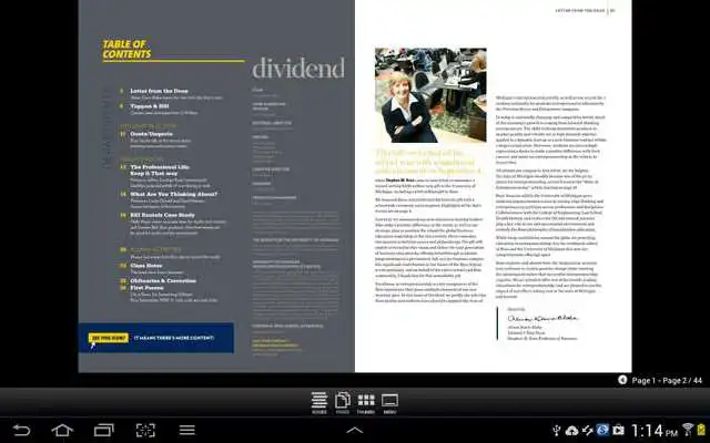 Play Dividend Alumni Magazine Ross
