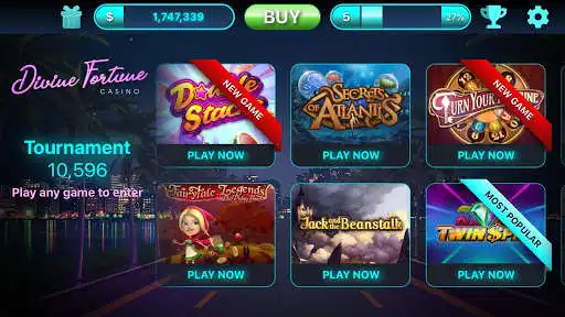 Play Divine Fortune Casino  and enjoy Divine Fortune Casino with UptoPlay