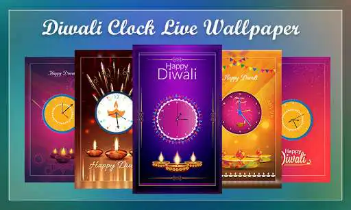 Play Diwali Clock Live Wallpaper  and enjoy Diwali Clock Live Wallpaper with UptoPlay