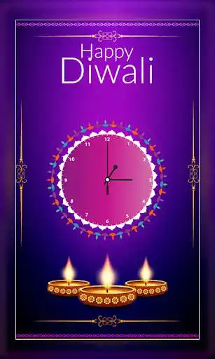 Play Diwali Clock Live Wallpaper as an online game Diwali Clock Live Wallpaper with UptoPlay