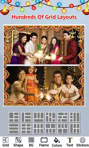 Play Diwali Collage Photo Frames