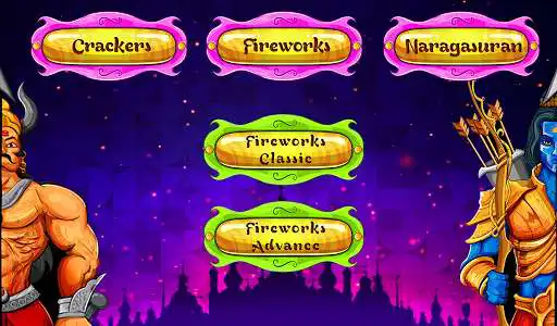 Play Diwali Crackers & Magic Touch Fireworks as an online game Diwali Crackers & Magic Touch Fireworks with UptoPlay