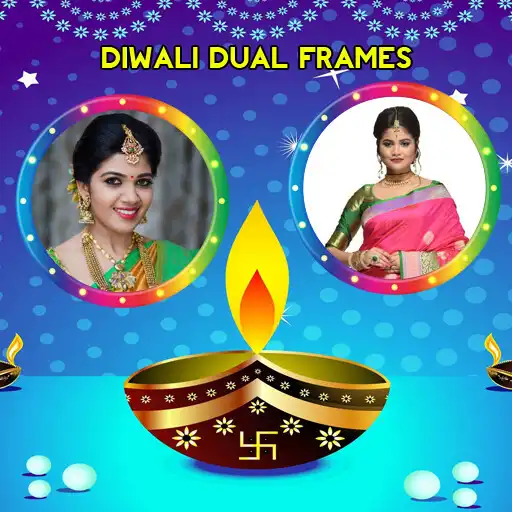 Free play online Diwali Dual Photo Frames APK