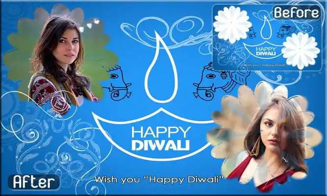 Play Diwali Dual Photo Frames Play Diwali Dual Photo Frames