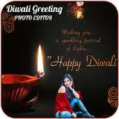 Free play online Diwali Greeting Card Photo Editor APK