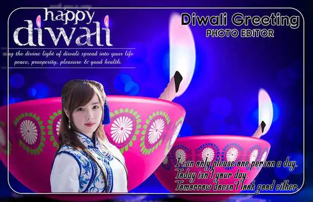 Play Diwali Greeting Card Photo Editor