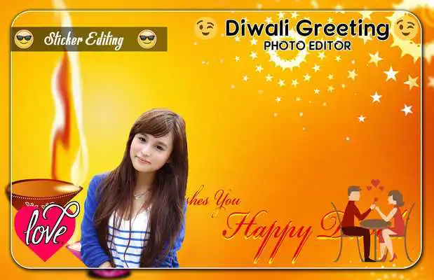 Play Diwali Greeting Card Photo Editor