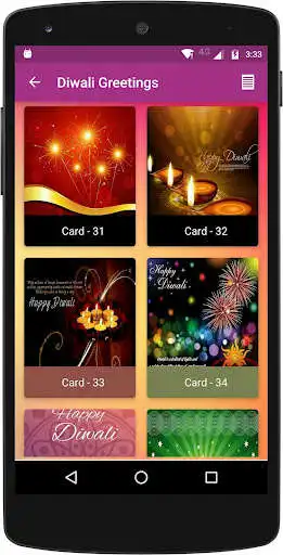 Play Diwali Greeting Cards - Wishes & Quote Images as an online game Diwali Greeting Cards - Wishes & Quote Images with UptoPlay