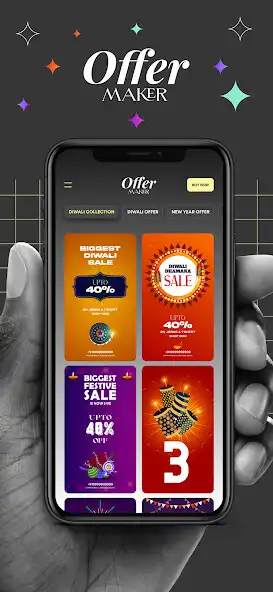 Play Diwali Offer Poster Maker  and enjoy Diwali Offer Poster Maker with UptoPlay