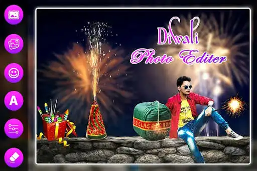 Play Diwali Photo Editor - Happy Diwali Photo Frame  and enjoy Diwali Photo Editor - Happy Diwali Photo Frame with UptoPlay