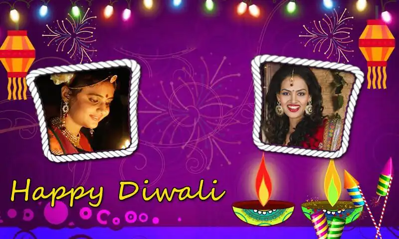 Play Diwali Photo Frames Dual 2018 as an online game Diwali Photo Frames Dual 2018 with UptoPlay