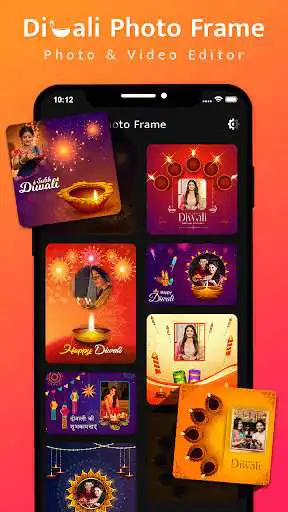 Play Diwali Photos Frames- Diwali Video Maker  and enjoy Diwali Photos Frames- Diwali Video Maker with UptoPlay