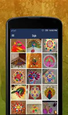 Play Diwali rangoli design Play Diwali rangoli design