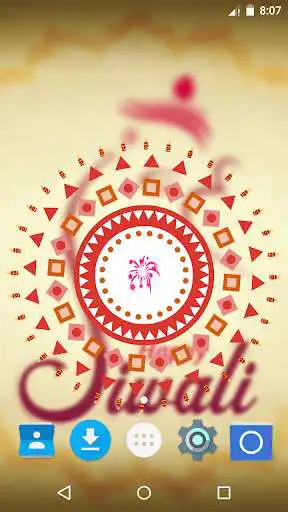 Play Diwali Rangoli Live Wallpaper as an online game Diwali Rangoli Live Wallpaper with UptoPlay
