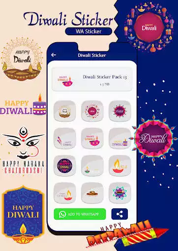 Play Diwali Stickers for WhatsApp  and enjoy Diwali Stickers for WhatsApp with UptoPlay
