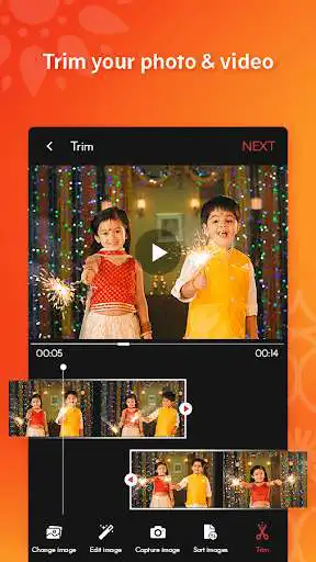 Play Diwali Video Maker as an online game Diwali Video Maker with UptoPlay