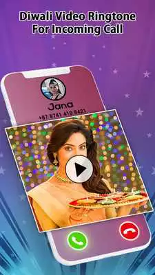 Play Diwali Video Ringtone For Incoming Call