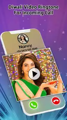 Play Diwali Video Ringtone For Incoming Call
