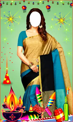 Play Diwali Women Saree Suit New