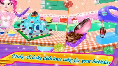 Play DIY Birthday Party Cake Maker as an online game DIY Birthday Party Cake Maker with UptoPlay