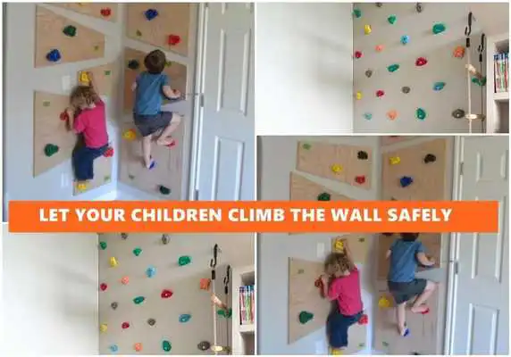 Play DIY Children Wall Climbing