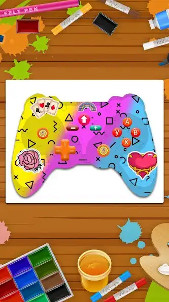 Play DIY Controller Paint Games as an online game DIY Controller Paint Games with UptoPlay