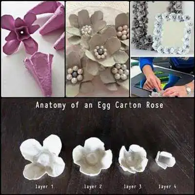 Play DIY Egg Carton Flowers Trends
