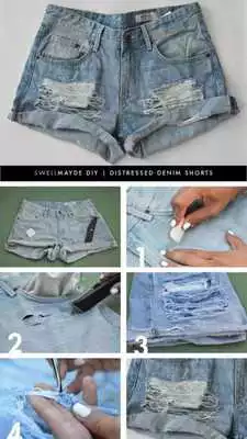 Play DIY fashionable shorts idea