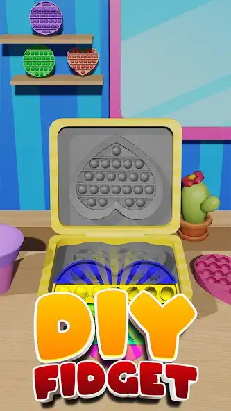 Play DIY Fidget Toy Maker Pop It 3D  and enjoy DIY Fidget Toy Maker Pop It 3D with UptoPlay