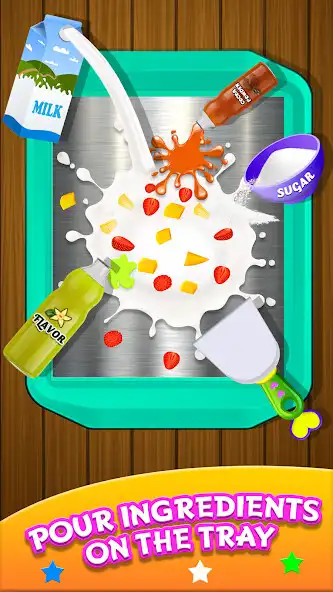 Play DIY Ice Cream Dessert Rolls as an online game DIY Ice Cream Dessert Rolls with UptoPlay