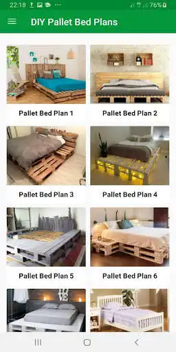 Play APK DIY Pallet Bed Plans Ideas  and enjoy DIY Pallet Bed Plans Ideas with UptoPlay com.PalletBedPlans.CCStudio