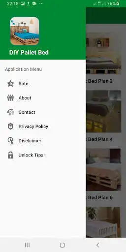 Play APK DIY Pallet Bed Plans Ideas  and enjoy DIY Pallet Bed Plans Ideas with UptoPlay com.PalletBedPlans.CCStudio