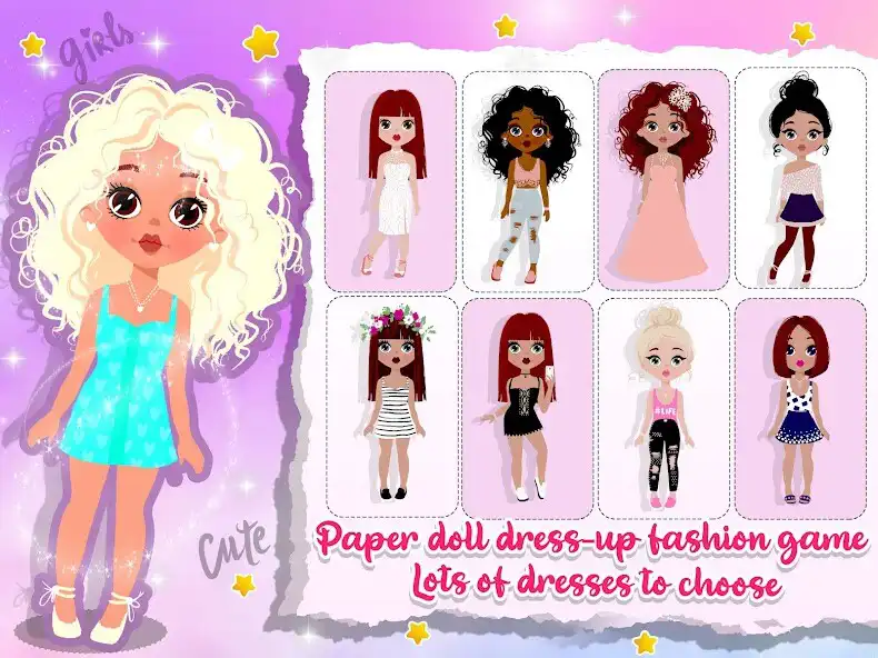 Play DIY Paper Doll Chibi Dress Up as an online game DIY Paper Doll Chibi Dress Up with UptoPlay