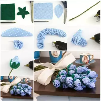 Play DIY Papper New Flower